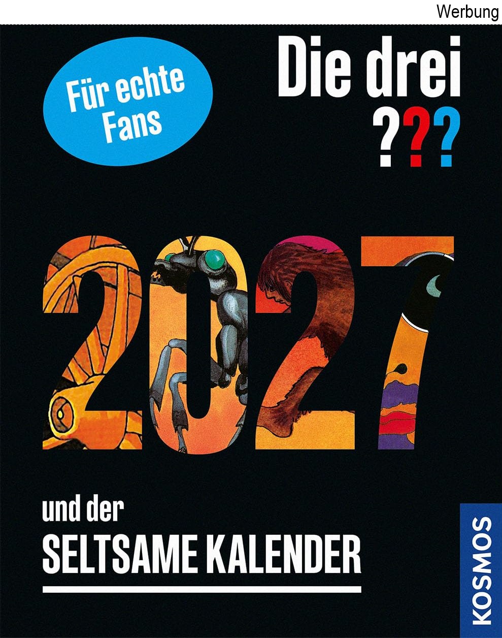 Die drei ??? und der SELTSAME KALENDER 2027. (c) Kosmos